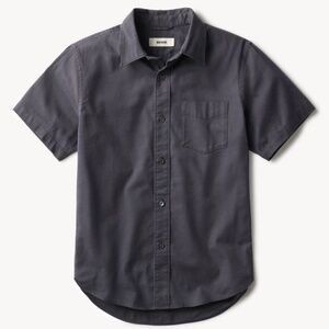 Buck Mason Draped Twill Short Sleeve One Pocket Shirt – Navy – XXL – Like New